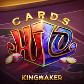 Cards Hi Lo cards game on okgames